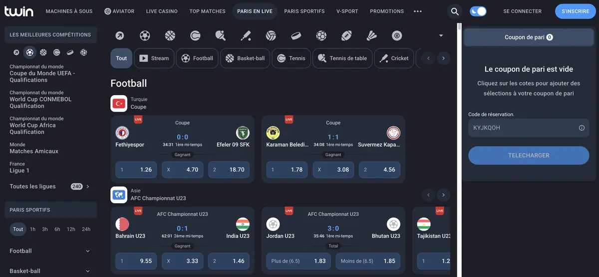 Les paris sportifs sur les bookmaker hors ARJEL